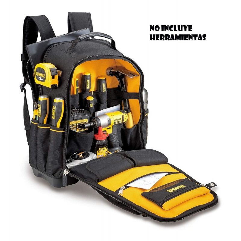 Dewalt Mochila Porta Herramientas 36 Bolsillos Tienda Perazoli
